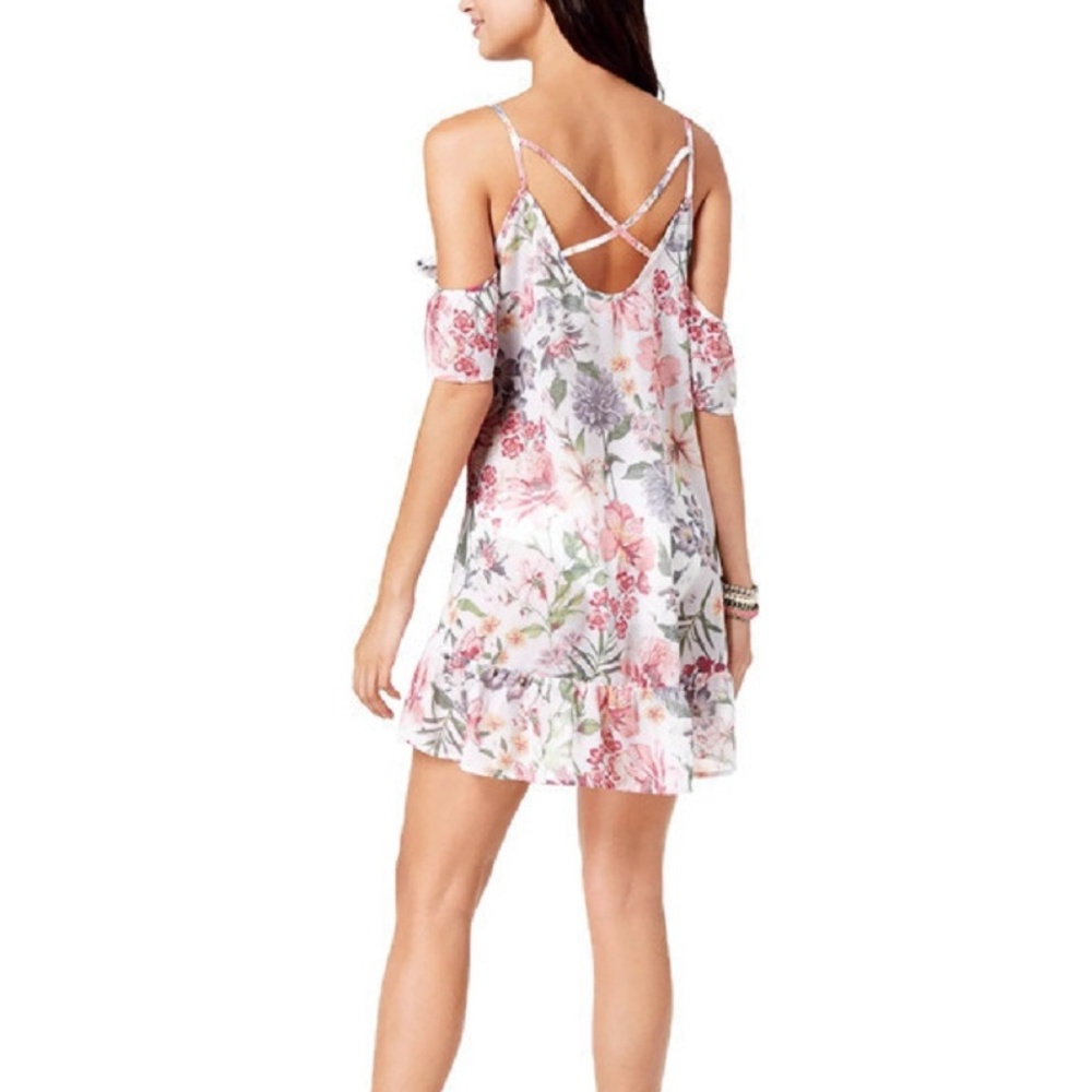 Miken Strappy Cold-Shoulder Cover-Up - Picture 2 of 2